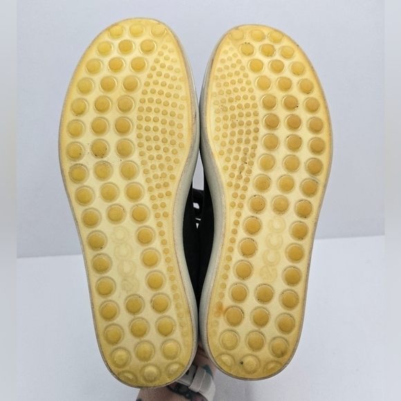 Ecco | Soft 7 black leather sporty tennis prep low-top sneakers | WMS 5 - Picture 8 of 8